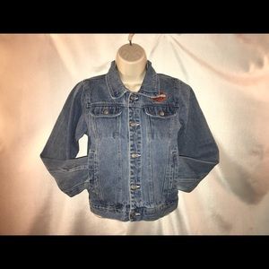 1990 Harley Davidson Denim Jacket Girl/Boy 10/12